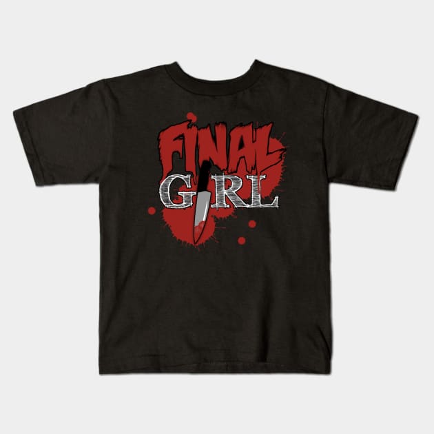 Final Girl Kids T-Shirt by VixxxenDigitalDesign